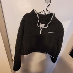 Champion Black Sherpa Pullover